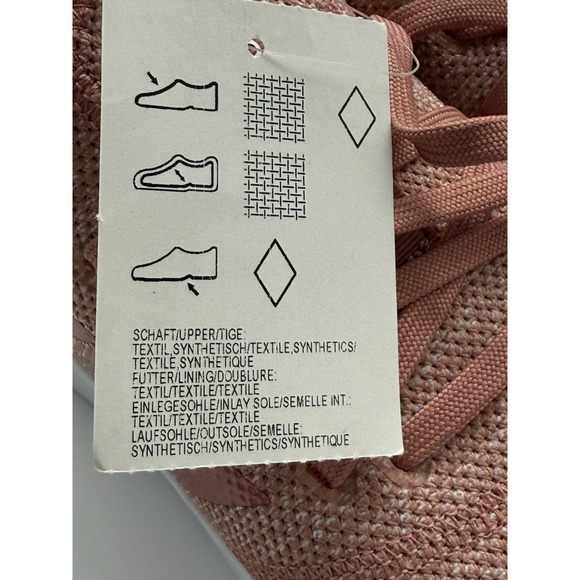 ADIDAS womens 10 Pink dusty rose cloudfoam running shoes sneakers - Picture 8 of 9